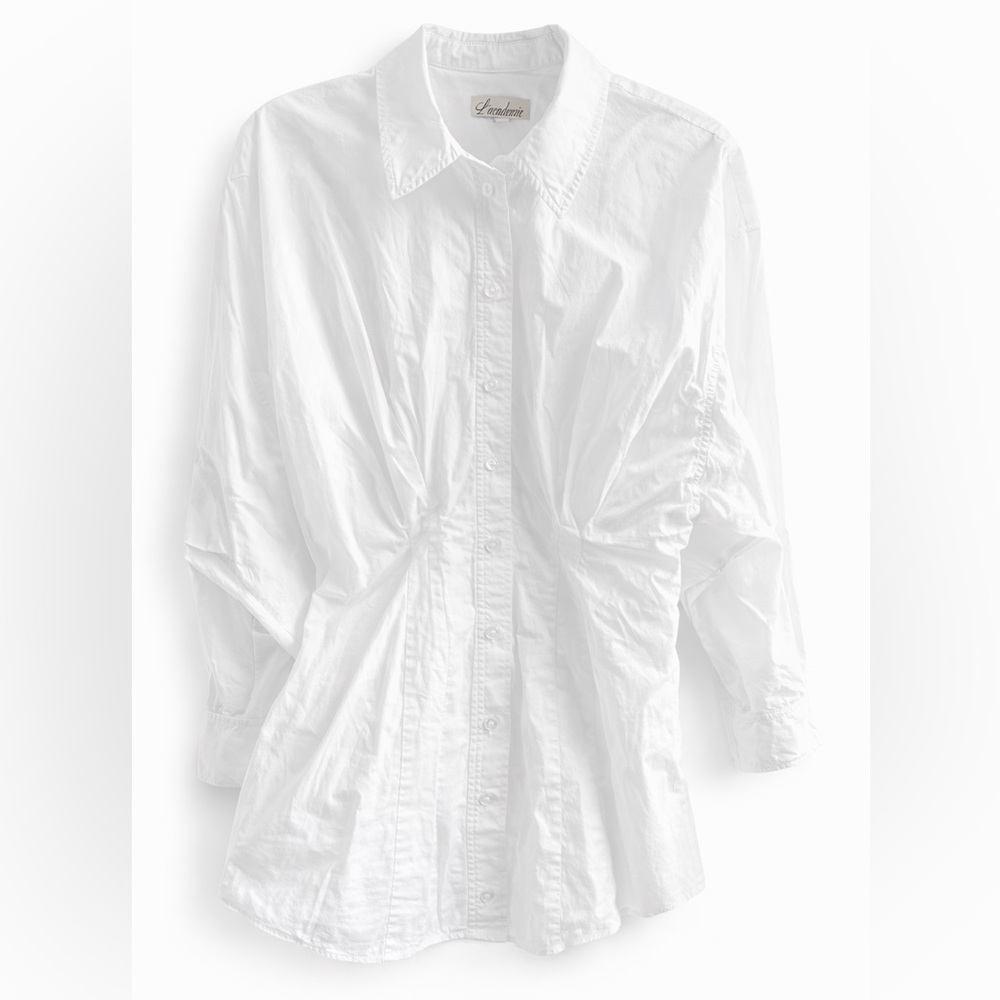 “L’Academie White Shirt Mini Dress | Revolve Brand